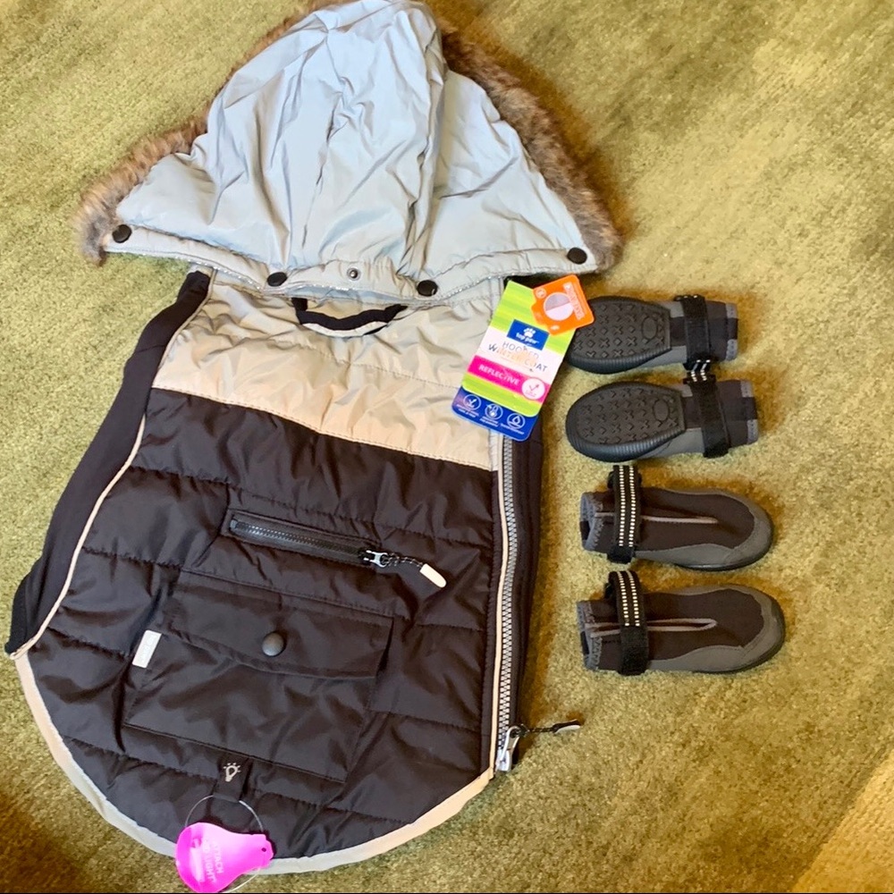 Dog Hooded Winter Coat